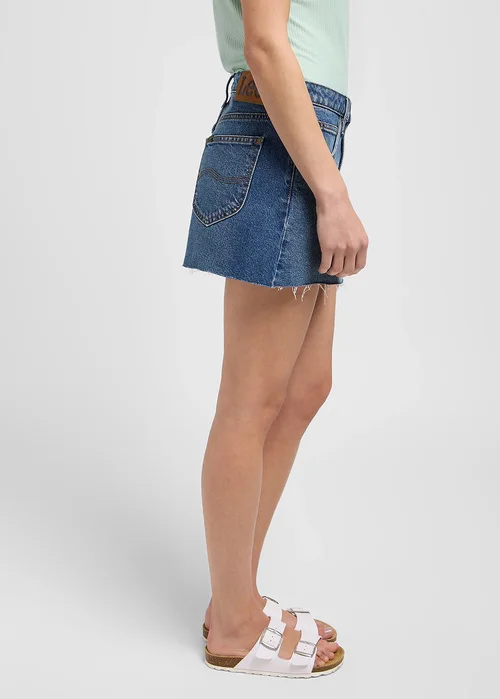 Lee Mini Skirt Facet Of Blue
