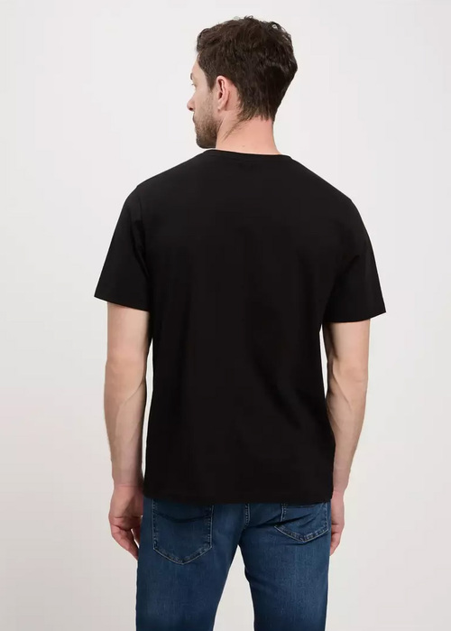 Cross Jeans T Shirt C Neck Black 020 - 16015-020