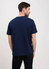 Cross Jeans Retro C Neck Logo Tee Navy 001 - 16016-001