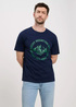 Cross Jeans C Neck T Shirt Navy 001 - 16017-001