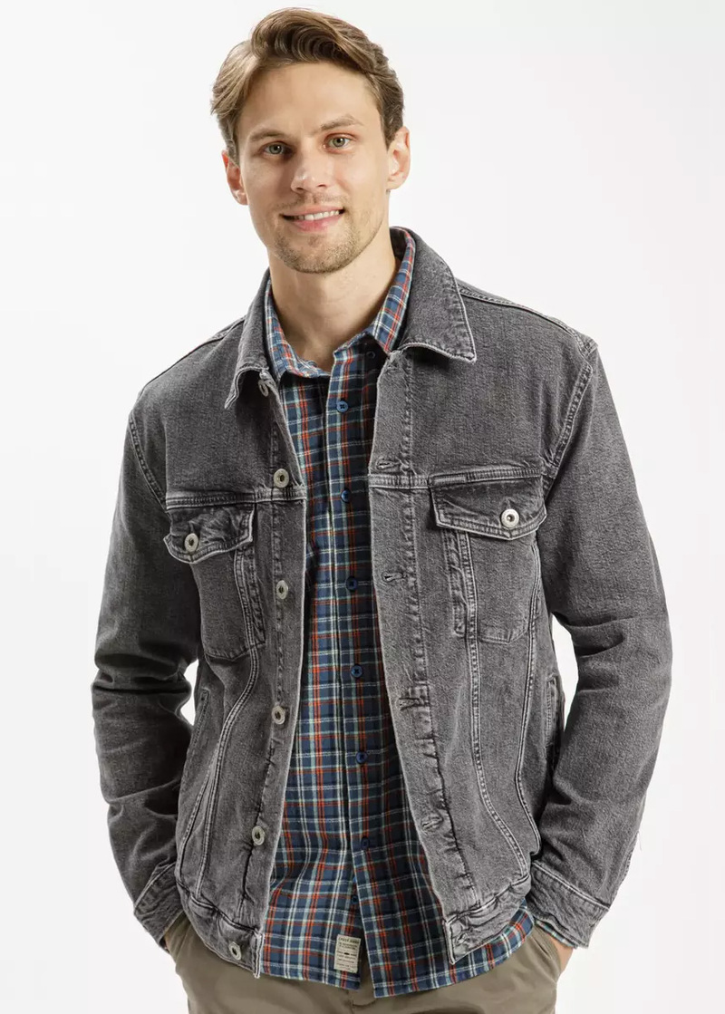 Cross Jeans Denim Jacket Gray 007 - A-320-007