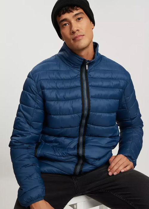 Cross Jeans Quilted Jacket Indigo 005 - 40284-005