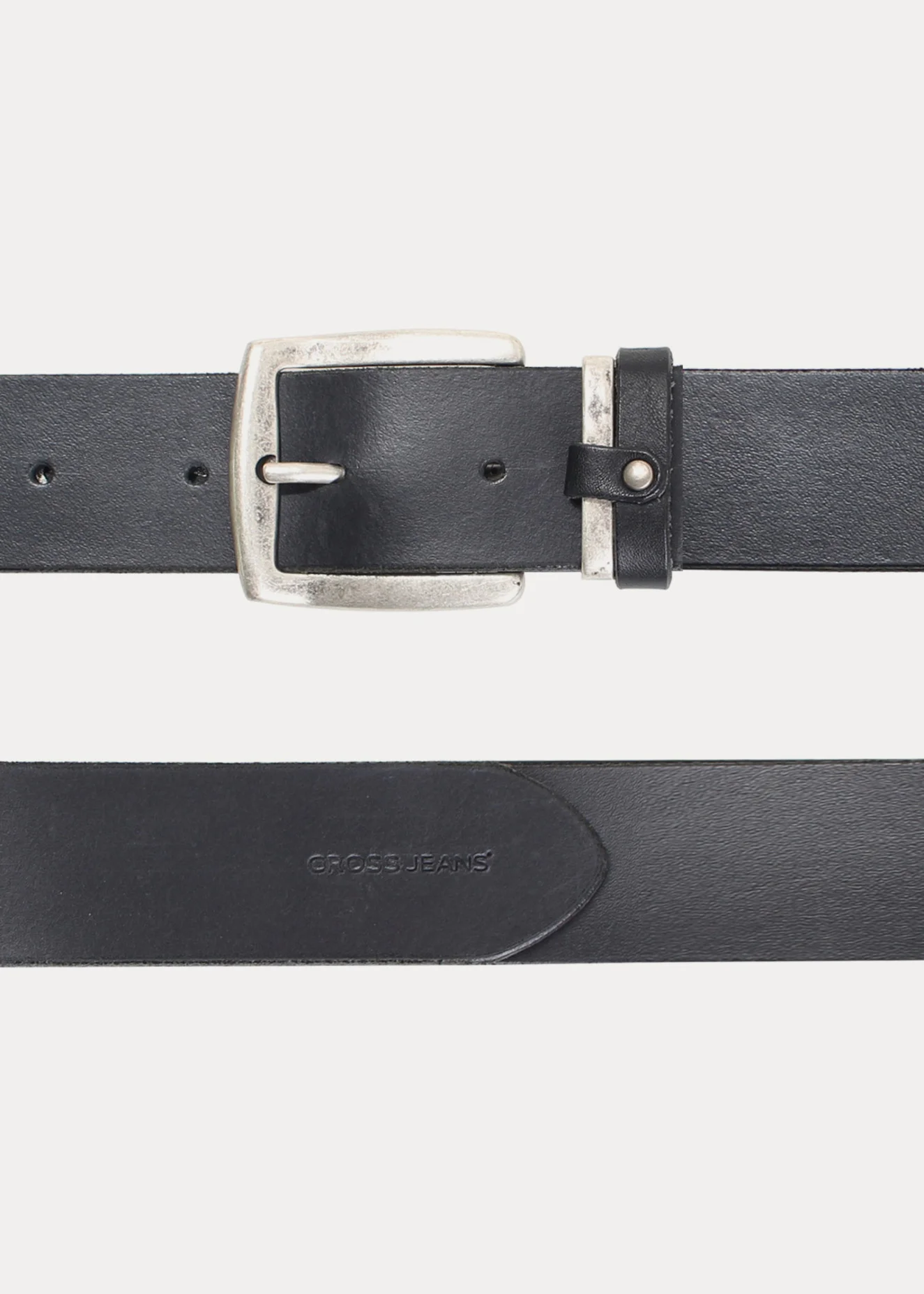 Cross Jeans Leather Belt Black 020