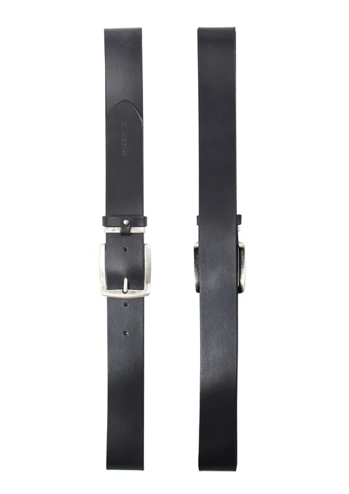 Cross Jeans Leather Belt Black 020