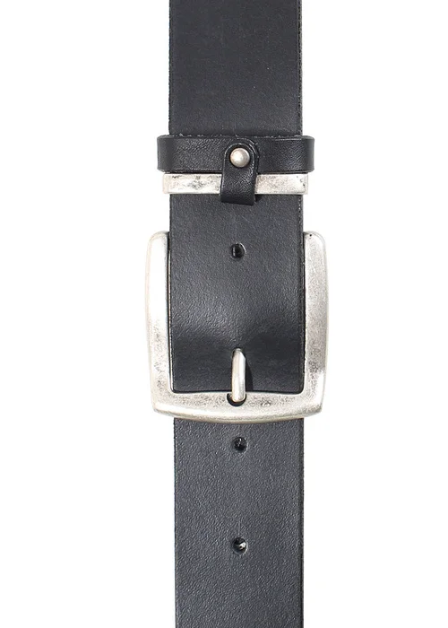 Cross Jeans Leather Belt Black 020