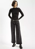 Cross Jeans Wide Leg Black 007 - P-540-007