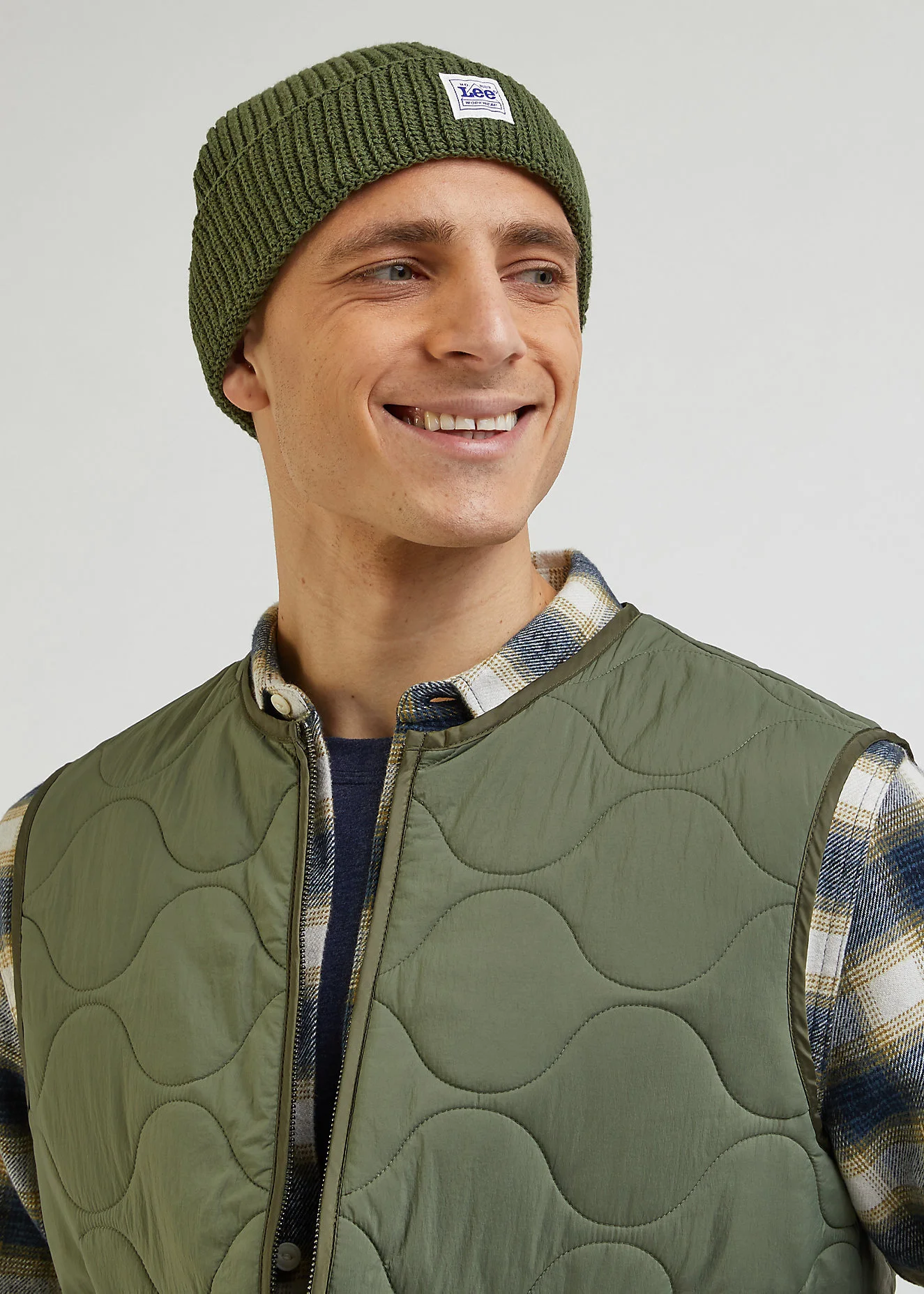 Lee Workwear Beanie Olive Green
