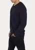 Mustang Basic V Neck Jumper Dark Sapphire