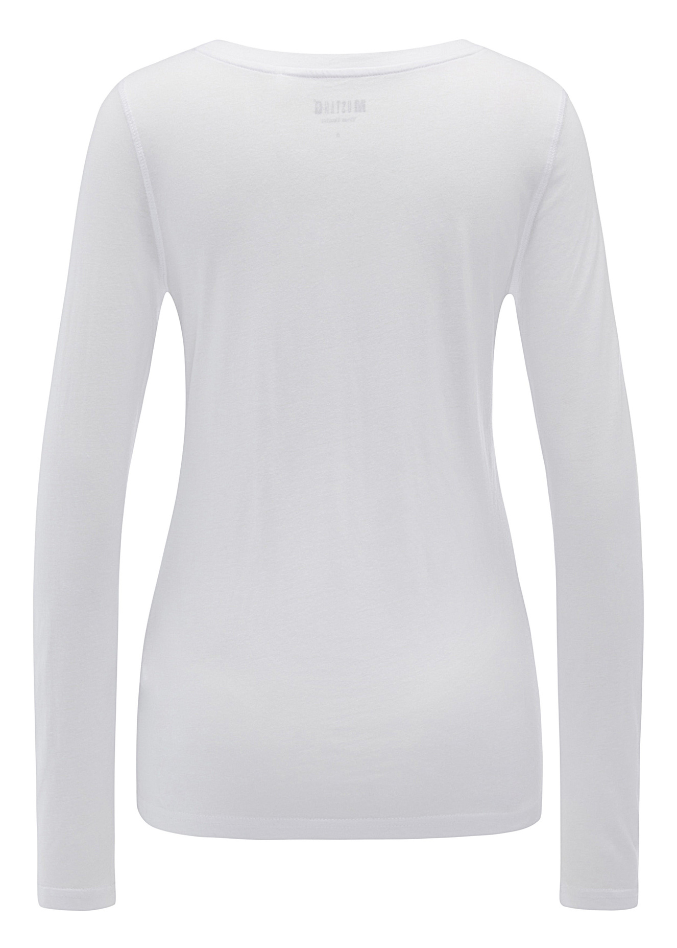 Mustang Basic Longsleeve General White - 1006809-2045