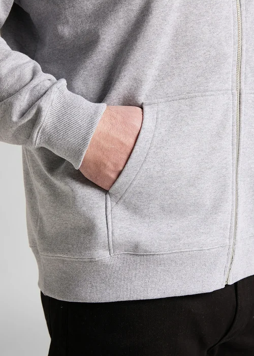 Lee Basic Zip Throuh Hoody Grey Mele