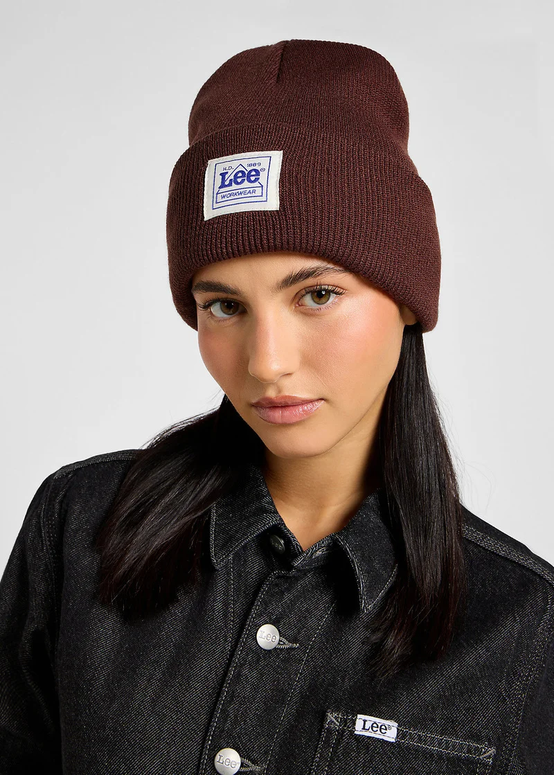Lee Workwear Beanie Velvet Beet