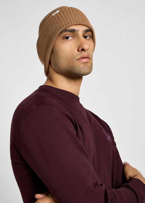 Lee Ribbed Beanie Clove - 112358302