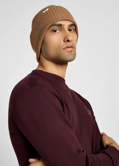 Lee Ribbed Beanie Clove