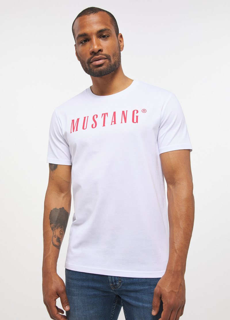 Mustang Alex C Logo Tee General White - 1013221-2045