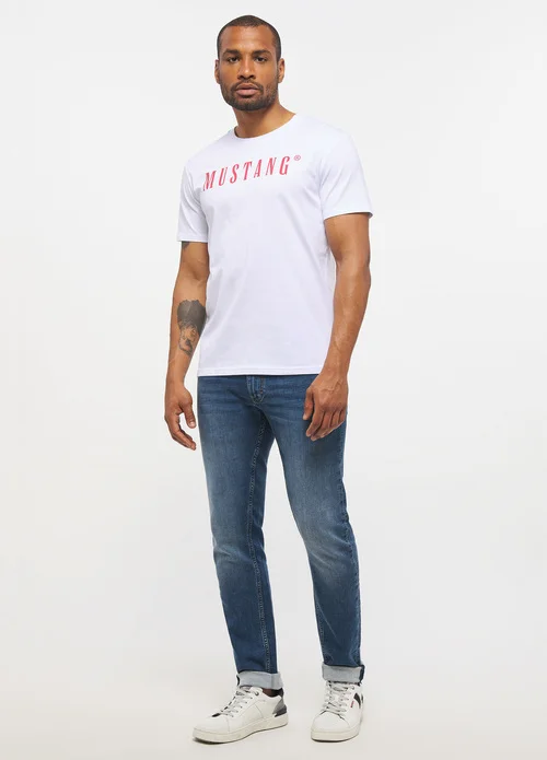 Mustang Alex C Logo Tee General White