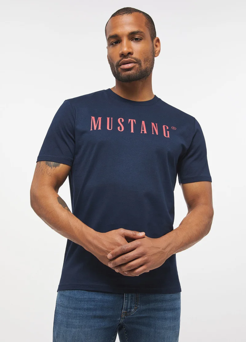 Mustang Alex C Logo Tee Blue Nights