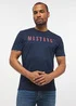 Mustang Alex C Logo Tee Blue Nights
