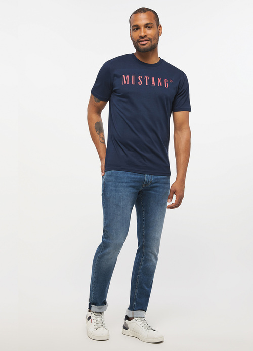 Mustang Alex C Logo Tee Blue Nights - 1013221-4085