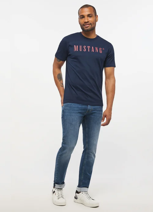 Mustang Alex C Logo Tee Blue Nights