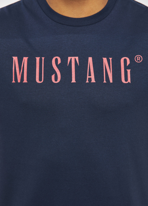 Mustang Alex C Logo Tee Blue Nights - 1013221-4085