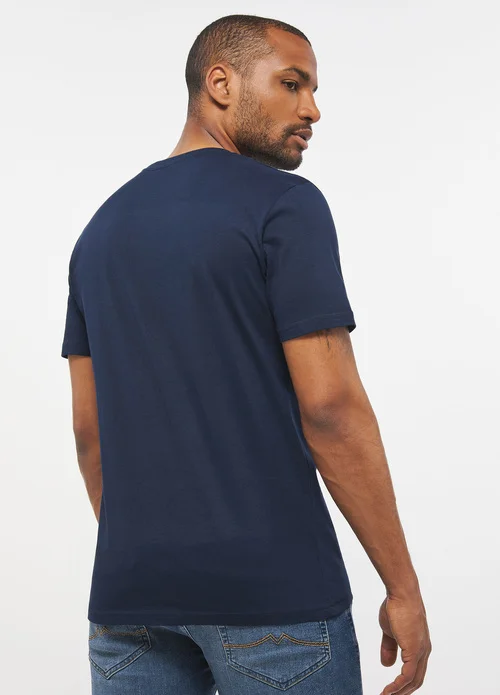 Mustang Alex C Logo Tee Blue Nights