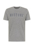 Mustang Alina C Logo Tee Light Grey Melange - 1013221-4140