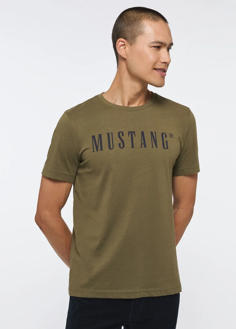Mustang Alex C Logo Tee Burnt Olive