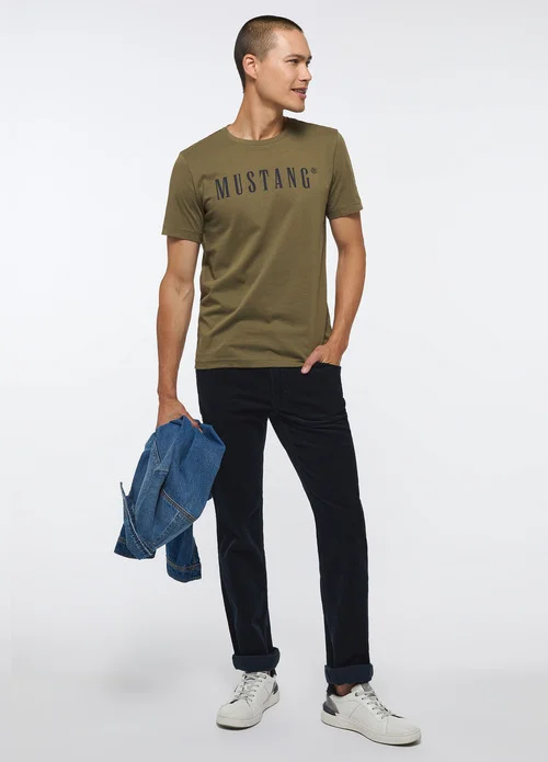 Mustang Alex C Logo Tee Burnt Olive