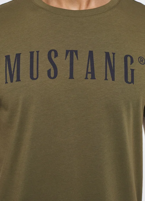 Mustang Alex C Logo Tee Burnt Olive