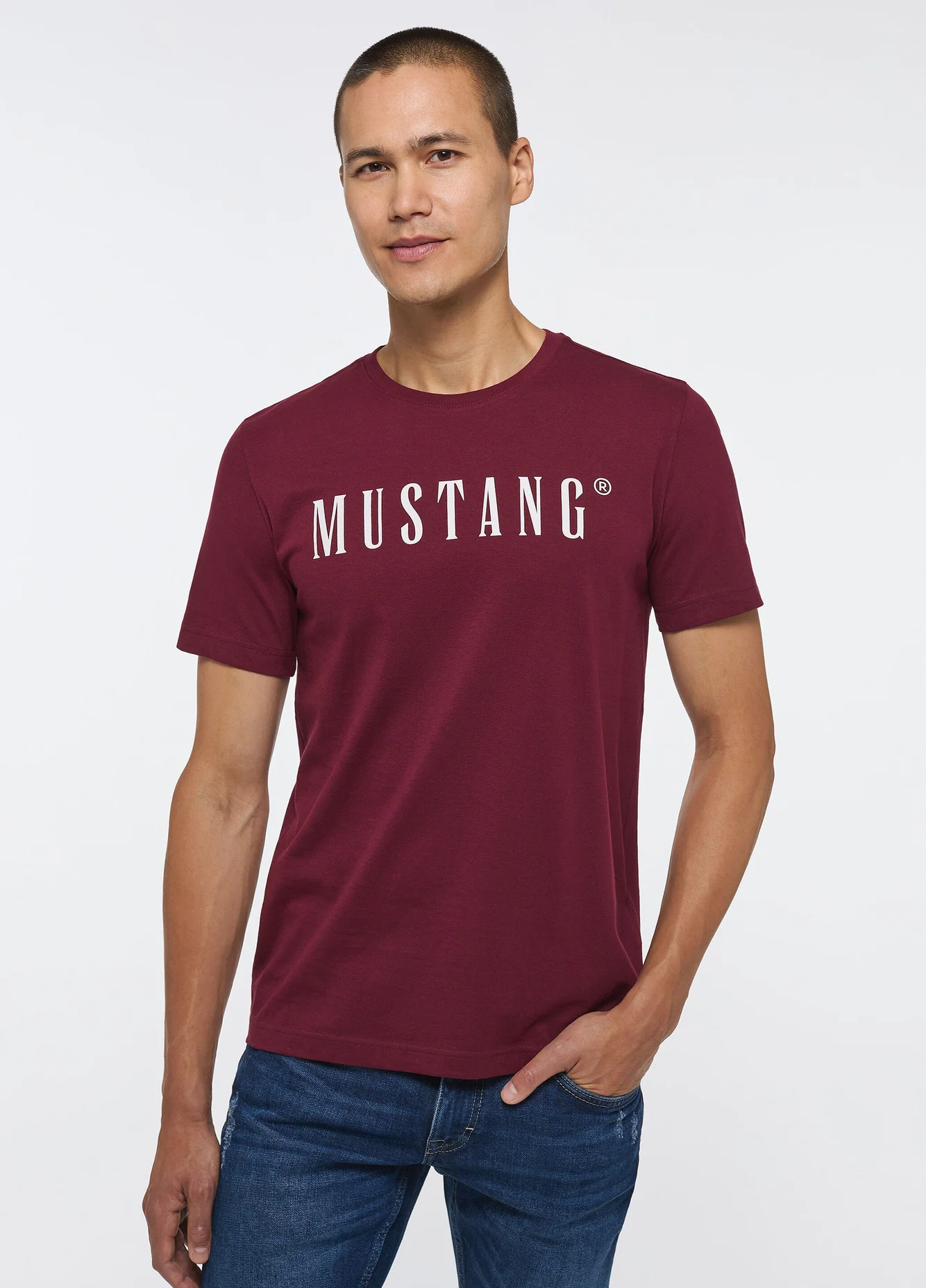 Mustang Alex C Logo Tee Zinfadel