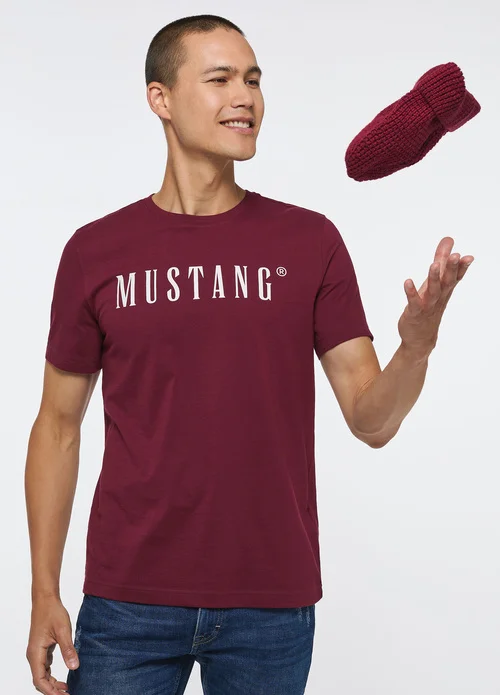 Mustang Alex C Logo Tee Zinfadel