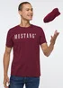 Mustang Alex C Logo Tee Zinfadel