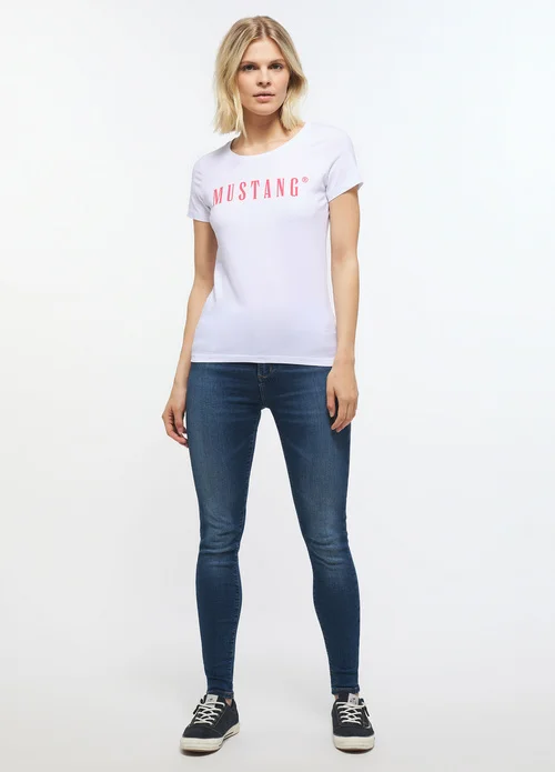 Mustang Alina C Logo Tee General White