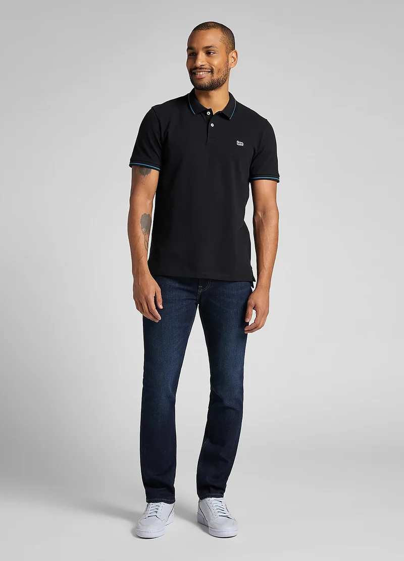 Lee Pique Polo Black