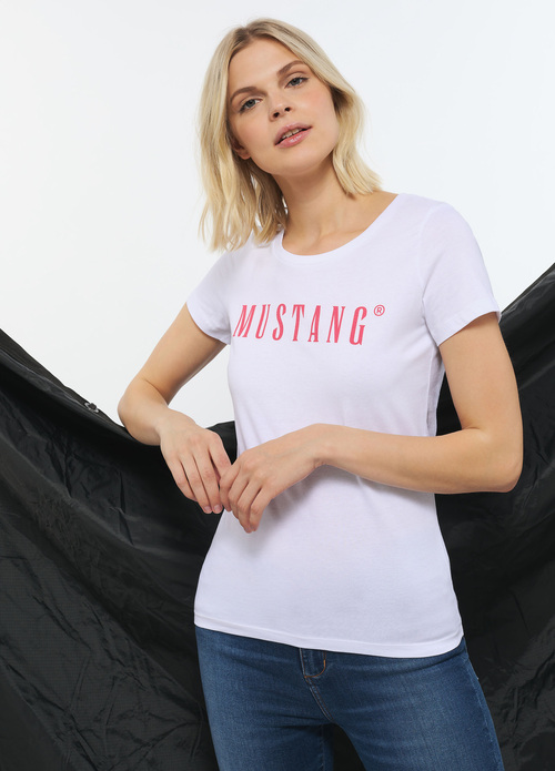 Mustang Alina C Logo Tee General White - 1013222-2045