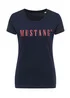 Mustang Alina C Logo Tee Blue Nights