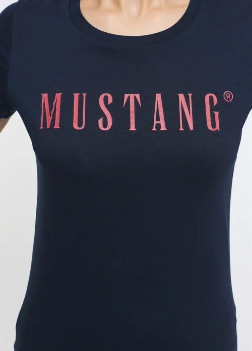 Mustang Alina C Logo Tee Blue Nights