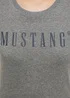Mustang Alina C Logo Tee Light Grey Melange
