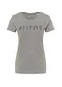 Mustang Alina C Logo Tee Light Grey Melange