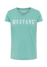 Mustang Alina C Logo Tee Mineral Blue - 1013222-6236