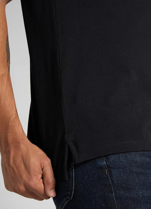 Lee Pique Polo Black