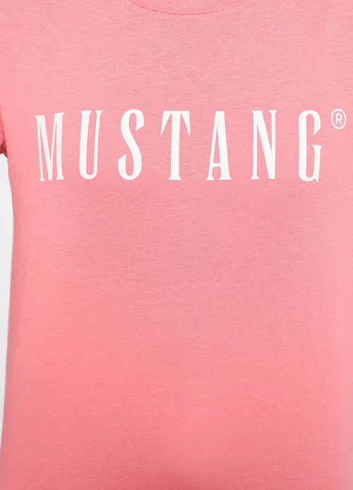 Mustang Alina C Logo Tee Tea Rose
