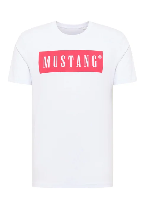 Mustang Alex C Logo Tee General White