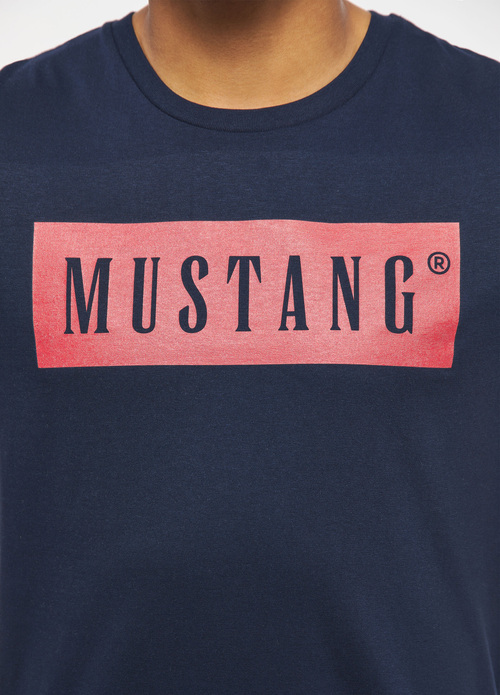 Mustang Alex C Logo Tee Blue Nights - 1013223-4085