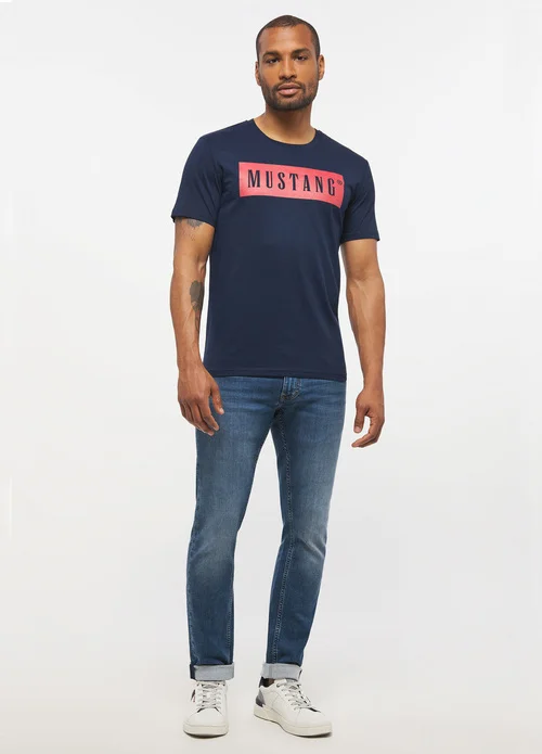 Mustang Alex C Logo Tee Blue Nights