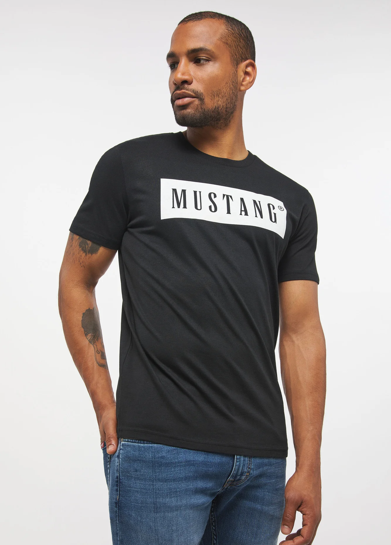 Mustang Alex C Logo Tee Black