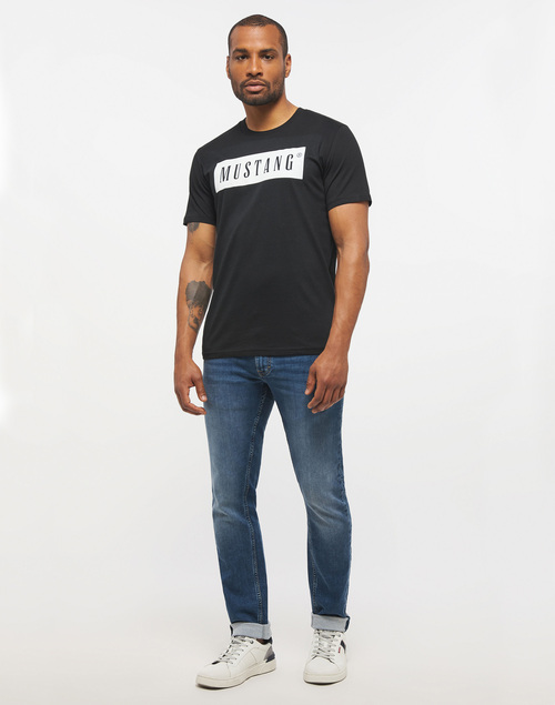 Mustang Alex C Logo Tee Black - 1013223-4142