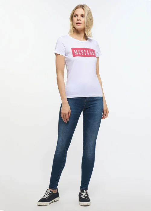 Mustang Alina C Logo Tee General White