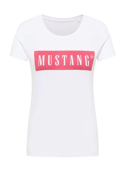 Mustang Alina C Logo Tee General White