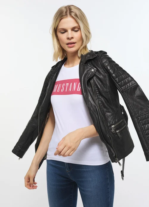 Mustang Alina C Logo Tee General White